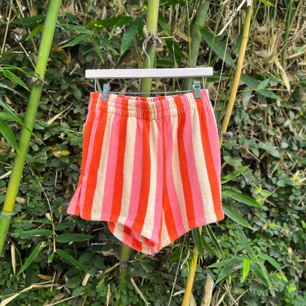 NWT Trovata striped terrycloth shorts (size S)